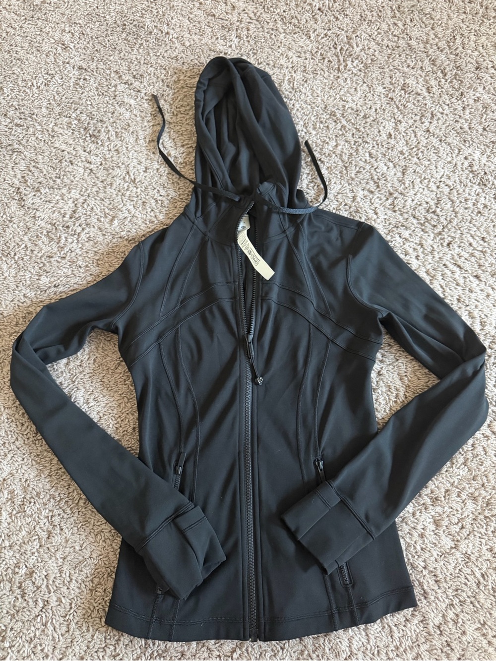 Brand new lululemon athletica Black Full-Zip Hoodie Jacket
